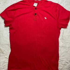 Abercrombie & Fitch Red Button Down